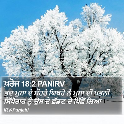 ਖ਼ਰੋਜ 18:2 PANIRV Bible Verse Image
