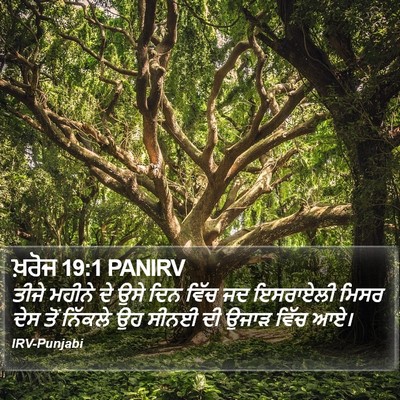 ਖ਼ਰੋਜ 19:1 PANIRV Bible Verse Image