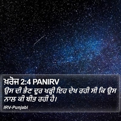 ਖ਼ਰੋਜ 2:4 PANIRV Bible Verse Image