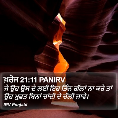 ਖ਼ਰੋਜ 21:11 PANIRV Bible Verse Image