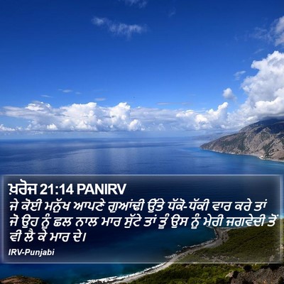 ਖ਼ਰੋਜ 21:14 PANIRV Bible Verse Image