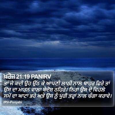 ਖ਼ਰੋਜ 21:19 PANIRV Bible Verse Image