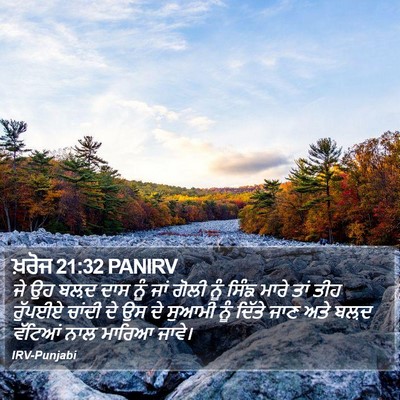 ਖ਼ਰੋਜ 21:32 PANIRV Bible Verse Image
