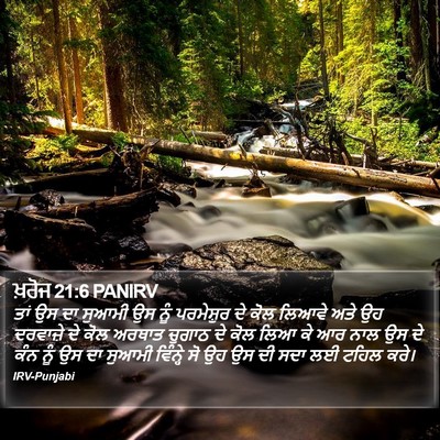 ਖ਼ਰੋਜ 21:6 PANIRV Bible Verse Image