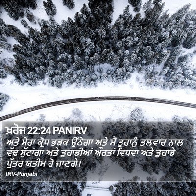 ਖ਼ਰੋਜ 22:24 PANIRV Bible Verse Image