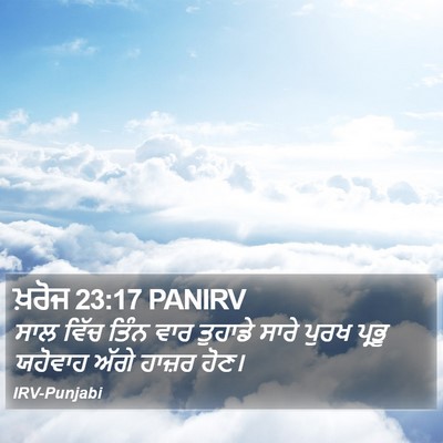 ਖ਼ਰੋਜ 23:17 PANIRV Bible Verse Image