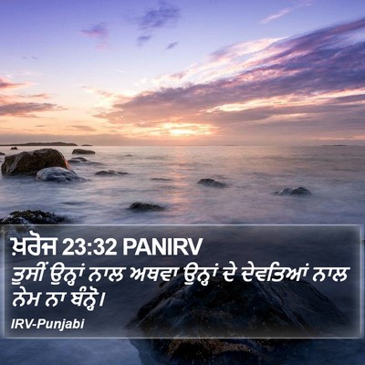 ਖ਼ਰੋਜ 23:32 PANIRV Bible Verse Image