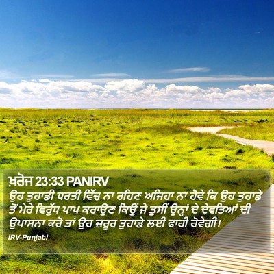 ਖ਼ਰੋਜ 23:33 PANIRV Bible Verse Image
