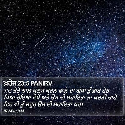 ਖ਼ਰੋਜ 23:5 PANIRV Bible Verse Image