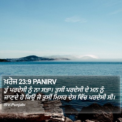 ਖ਼ਰੋਜ 23:9 PANIRV Bible Verse Image