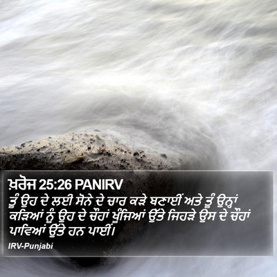 ਖ਼ਰੋਜ 25:26 PANIRV Bible Verse Image