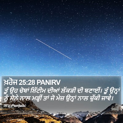 ਖ਼ਰੋਜ 25:28 PANIRV Bible Verse Image