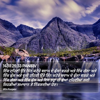 ਖ਼ਰੋਜ 25:33 PANIRV Bible Verse Image