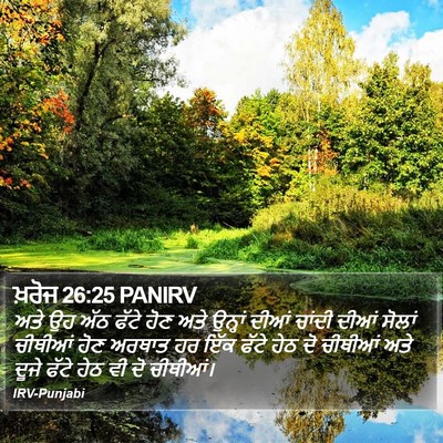 ਖ਼ਰੋਜ 26:25 PANIRV Bible Verse Image