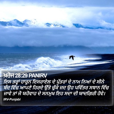 ਖ਼ਰੋਜ 28:29 PANIRV Bible Verse Image