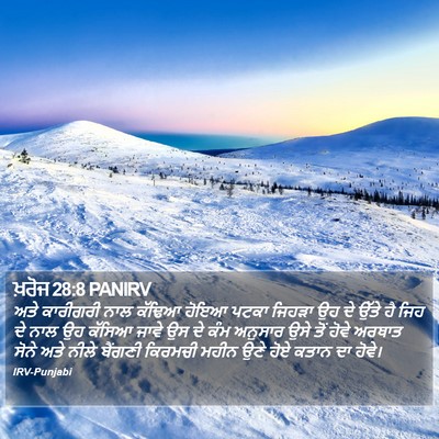 ਖ਼ਰੋਜ 28:8 PANIRV Bible Verse Image