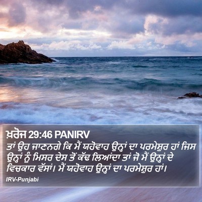 ਖ਼ਰੋਜ 29:46 PANIRV Bible Verse Image