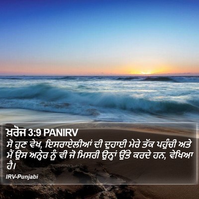 ਖ਼ਰੋਜ 3:9 PANIRV Bible Verse Image