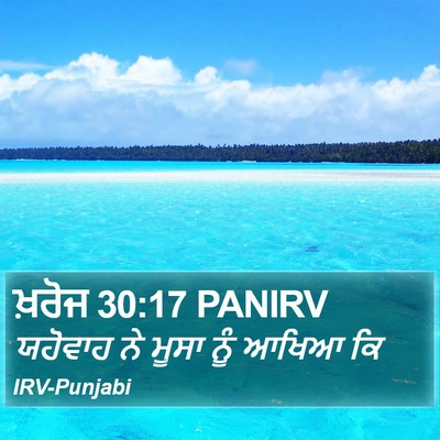 ਖ਼ਰੋਜ 30:17 PANIRV Bible Verse Image