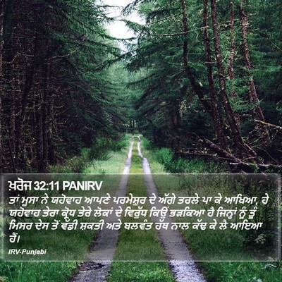 ਖ਼ਰੋਜ 32:11 PANIRV Bible Verse Image