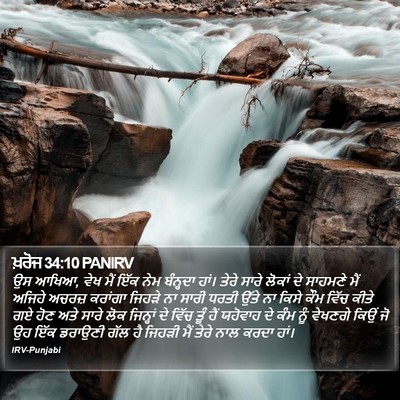 ਖ਼ਰੋਜ 34:10 PANIRV Bible Verse Image