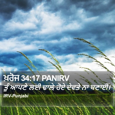 ਖ਼ਰੋਜ 34:17 PANIRV Bible Verse Image
