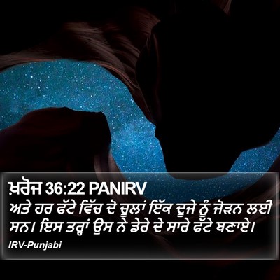 ਖ਼ਰੋਜ 36:22 PANIRV Bible Verse Image