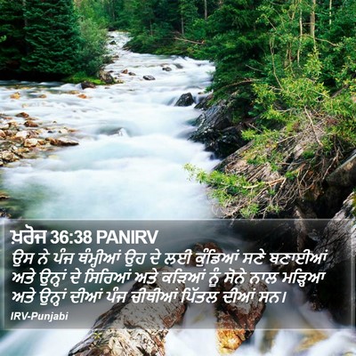 ਖ਼ਰੋਜ 36:38 PANIRV Bible Verse Image