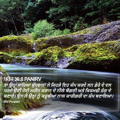 ਖ਼ਰੋਜ 36:8 PANIRV Bible Verse Image