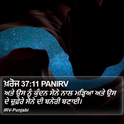ਖ਼ਰੋਜ 37:11 PANIRV Bible Verse Image