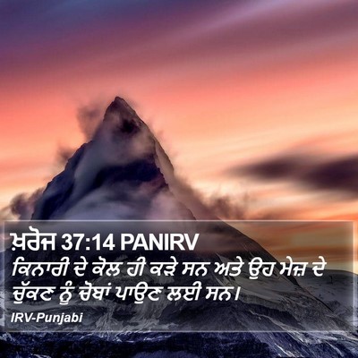 ਖ਼ਰੋਜ 37:14 PANIRV Bible Verse Image