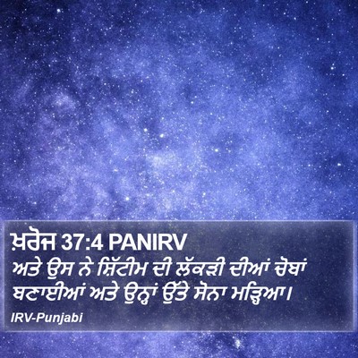 ਖ਼ਰੋਜ 37:4 PANIRV Bible Verse Image