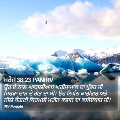 ਖ਼ਰੋਜ 38:23 PANIRV Bible Verse Image