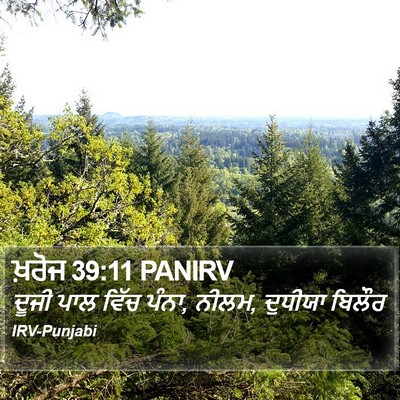 ਖ਼ਰੋਜ 39:11 PANIRV Bible Verse Image
