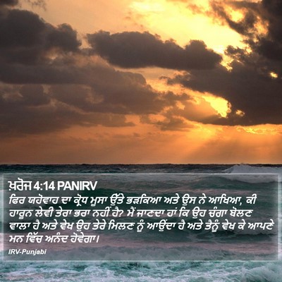 ਖ਼ਰੋਜ 4:14 PANIRV Bible Verse Image