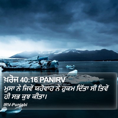 ਖ਼ਰੋਜ 40:16 PANIRV Bible Verse Image