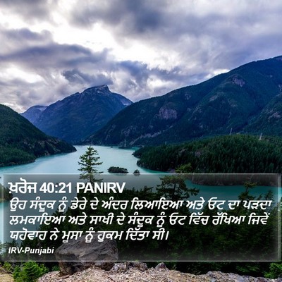 ਖ਼ਰੋਜ 40:21 PANIRV Bible Verse Image