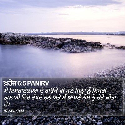 ਖ਼ਰੋਜ 6:5 PANIRV Bible Verse Image