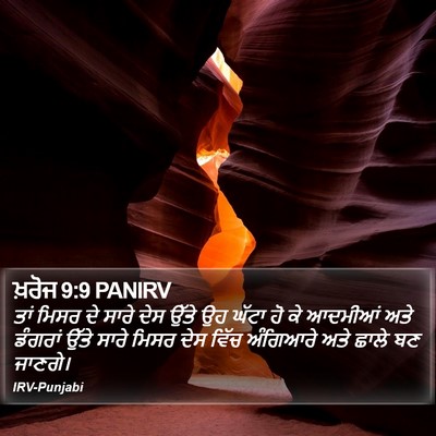 ਖ਼ਰੋਜ 9:9 PANIRV Bible Verse Image