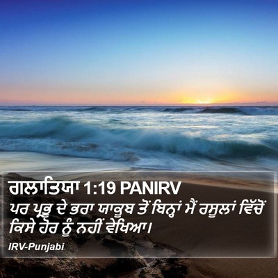 ਗਲਾਤਿਯਾ 1:19 PANIRV Bible Verse Image