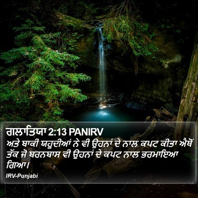 ਗਲਾਤਿਯਾ 2:13 PANIRV Bible Verse Image