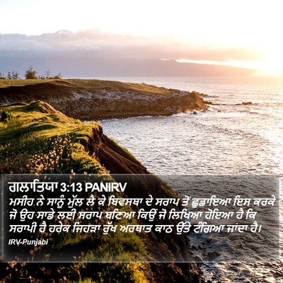 ਗਲਾਤਿਯਾ 3:13 PANIRV Bible Verse Image