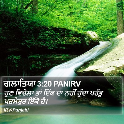 ਗਲਾਤਿਯਾ 3:20 PANIRV Bible Verse Image