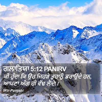 ਗਲਾਤਿਯਾ 5:12 PANIRV Bible Verse Image