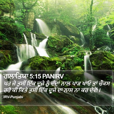 ਗਲਾਤਿਯਾ 5:15 PANIRV Bible Verse Image
