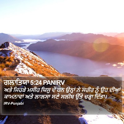 ਗਲਾਤਿਯਾ 5:24 PANIRV Bible Verse Image