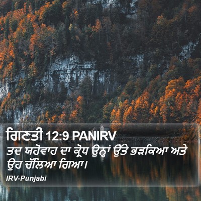 ਗਿਣਤੀ 12:9 PANIRV Bible Verse Image