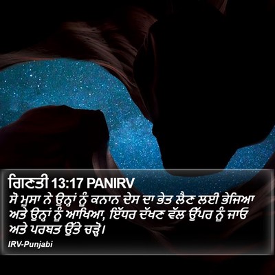 ਗਿਣਤੀ 13:17 PANIRV Bible Verse Image