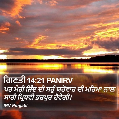 ਗਿਣਤੀ 14:21 PANIRV Bible Verse Image