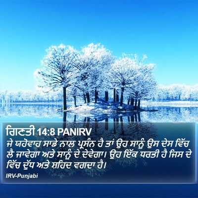 ਗਿਣਤੀ 14:8 PANIRV Bible Verse Image